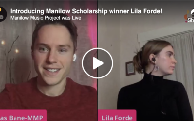 We Went Live With Manilow Scholarship Winner Lila Forde