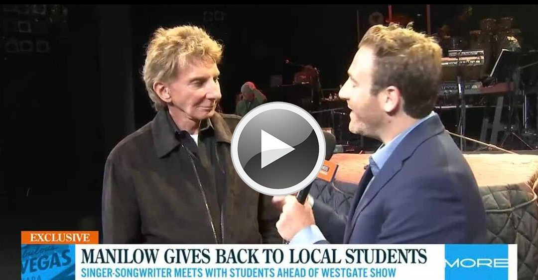 Barry Manilow Gives Back to Local Students