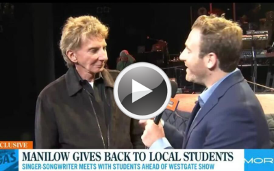 Barry Manilow Gives Back to Local Students