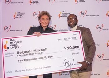 Congratulations to Manilow Music Teacher Award Winner: Reginald Mitchell from Savannah High School in Savannah, GA!